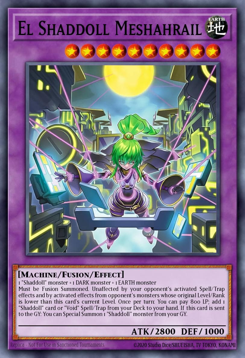 Carte Yu-Gi-Oh! El Shaddoll Meshahrail #022 — Battles of Legend: Glorious Gallery
