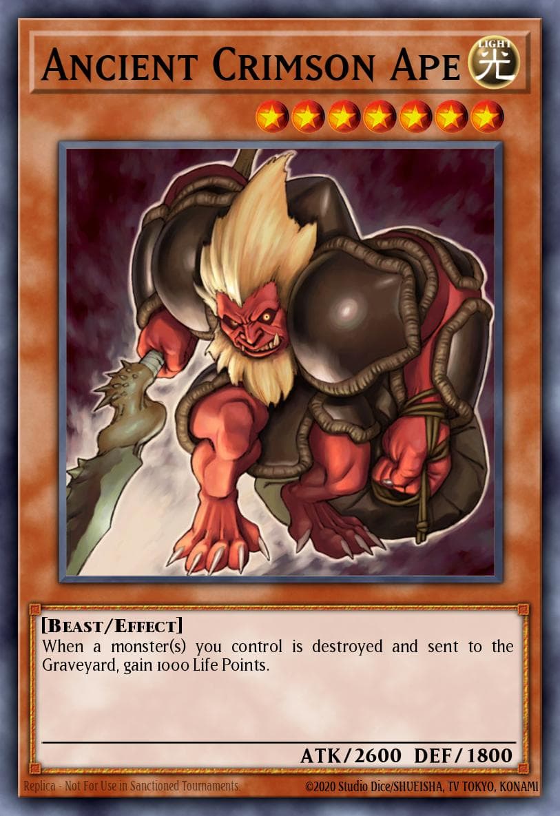 Carte Yu-Gi-Oh! Ancient Crimson Ape #038 — Ancient Prophecy