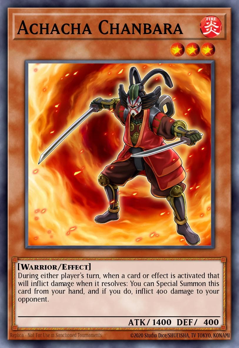 Carte Yu-Gi-Oh! Achacha Chanbara #003 — Abyss Rising
