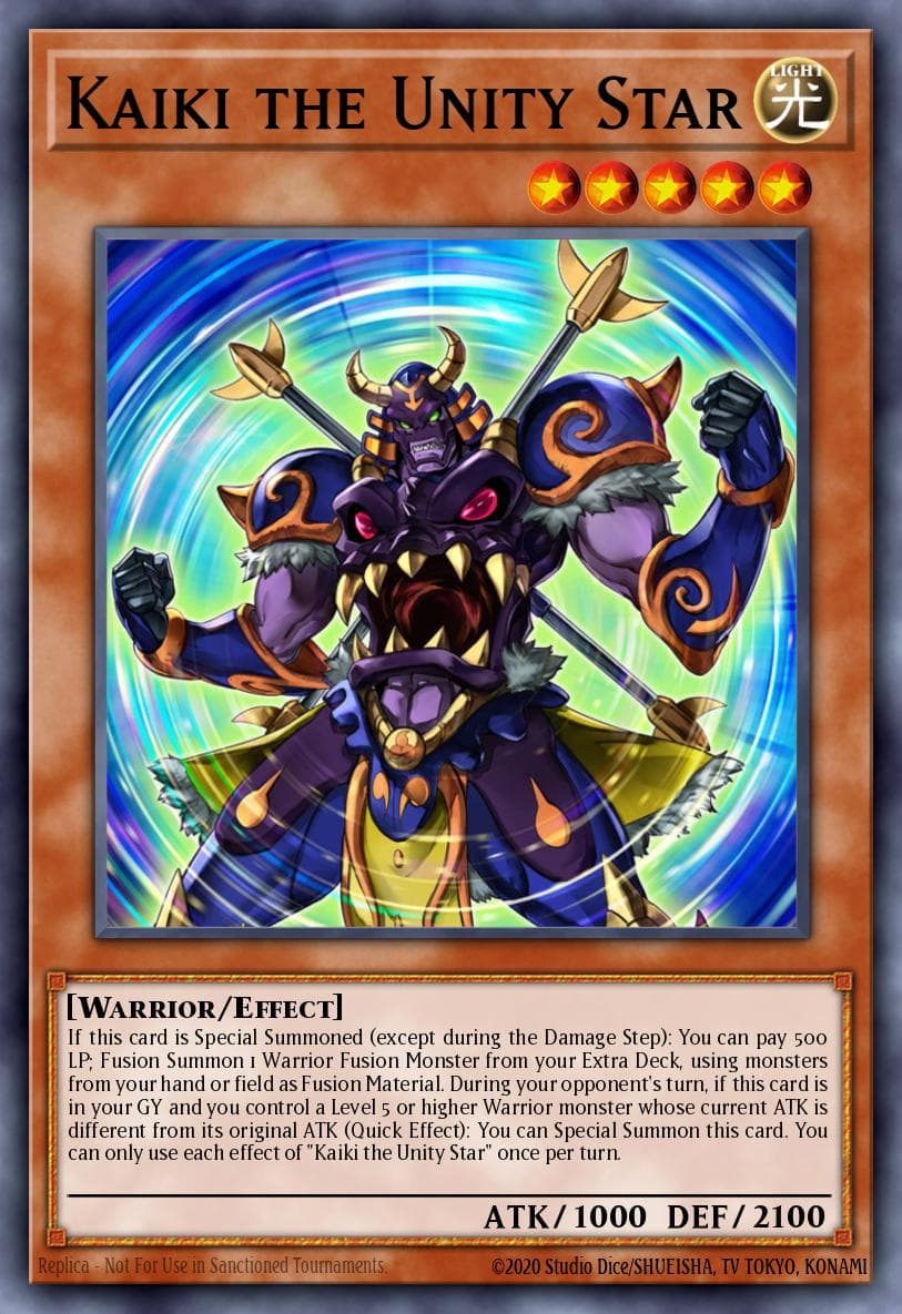 Carte Yu-Gi-Oh! Kaiki the Unity Star #038 — Battles of Legend: Relentless Revenge