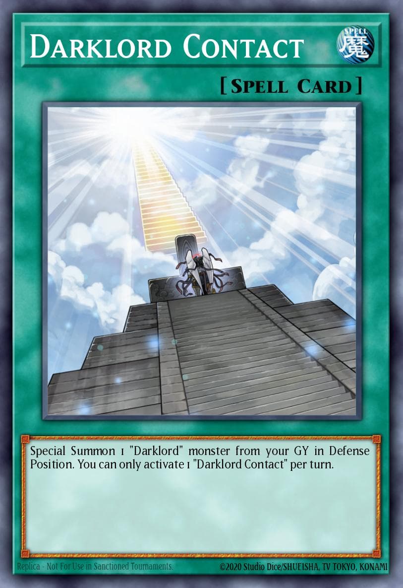 Carte Yu-Gi-Oh! Darklord Contact #094 — Battles of Legend: Relentless Revenge