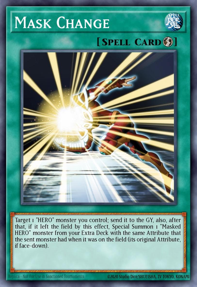 Carte Yu-Gi-Oh! Mask Change #011 — Astral Pack One