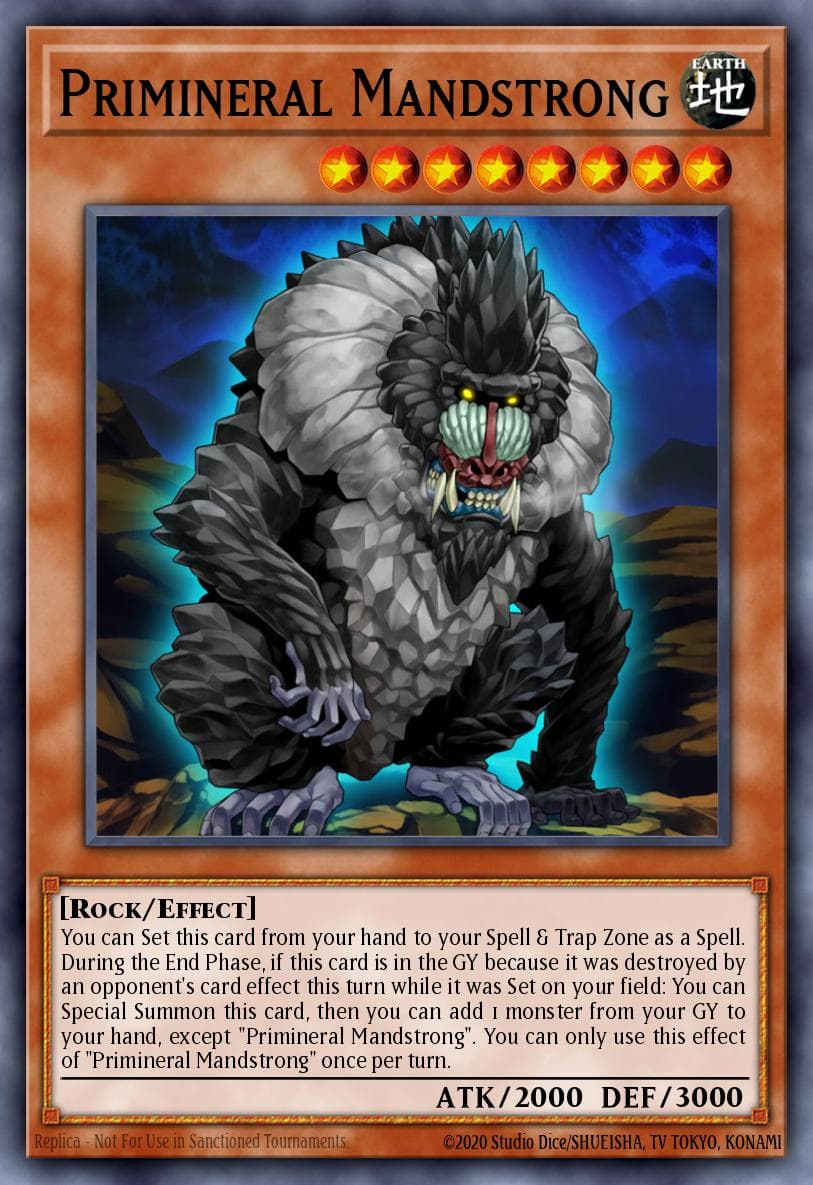 Carte Yu-Gi-Oh! Primineral Mandstrong #081 — Chaos Impact