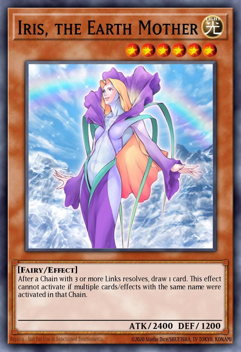 Carte Yu-Gi-Oh! Iris, the Earth Mother #025 — Cyberdark Impact