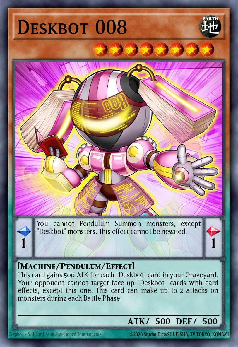 Carte Yu-Gi-Oh! Deskbot 008 #040 — Breakers of Shadow