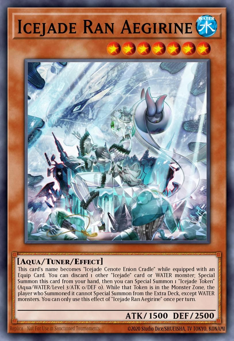 Carte Yu-Gi-Oh! Icejade Ran Aegirine #081 — Battles of Legend: Terminal Revenge