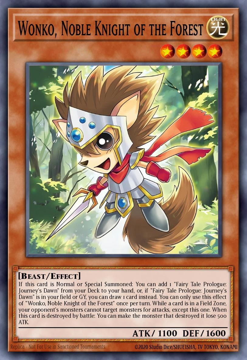 Carte Yu-Gi-Oh! Wonko, Noble Knight of the Forest #035 — Battles of Legend: Monster Mayhem