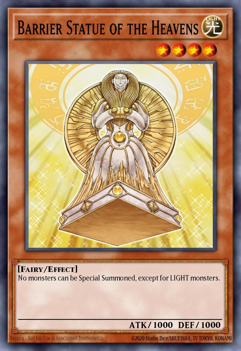 Carte Yu-Gi-Oh! Barrier Statue of the Heavens #023 — Cyberdark Impact