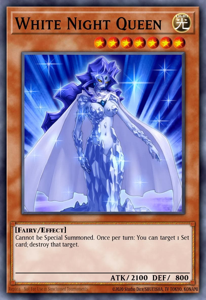 Carte Yu-Gi-Oh! White Night Queen #045 — War of the Giants: Round 2