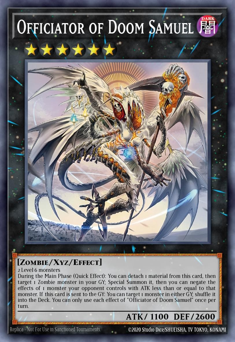 Carte Yu-Gi-Oh! Officiator of Doom Samuel #089 — Blazing Dominion
