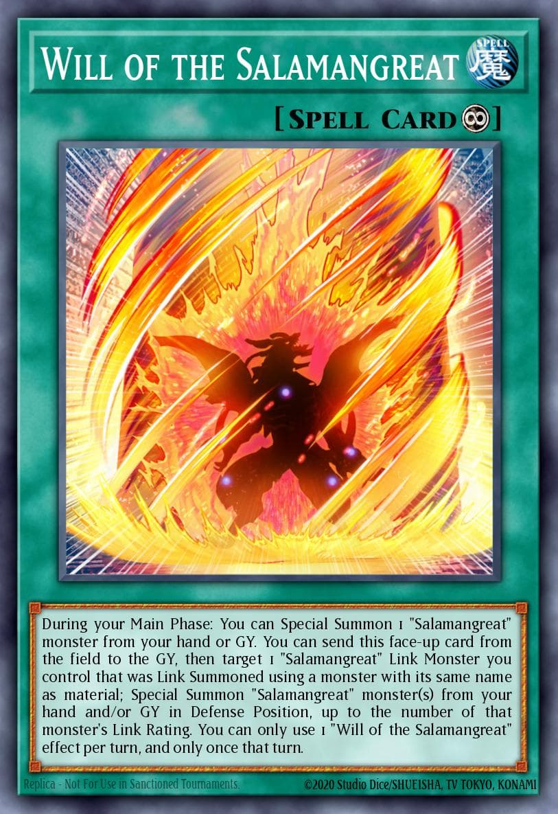 Carte Yu-Gi-Oh! Will of the Salamangreat #073 — Battles of Legend: Hero's Revenge