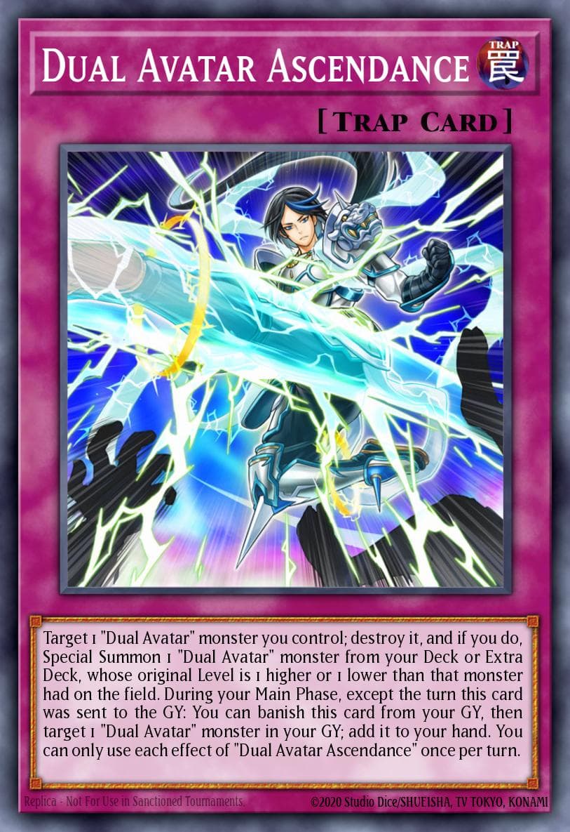 Carte Yu-Gi-Oh! Dual Avatar Ascendance #076 — Blazing Vortex
