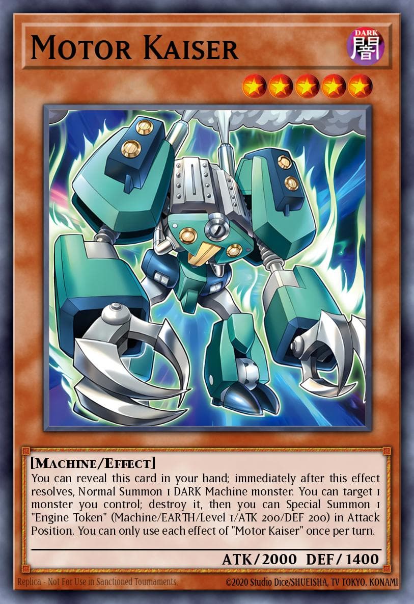 Carte Yu-Gi-Oh! Motor Kaiser #028 — Battles of Legend: Monster Mayhem