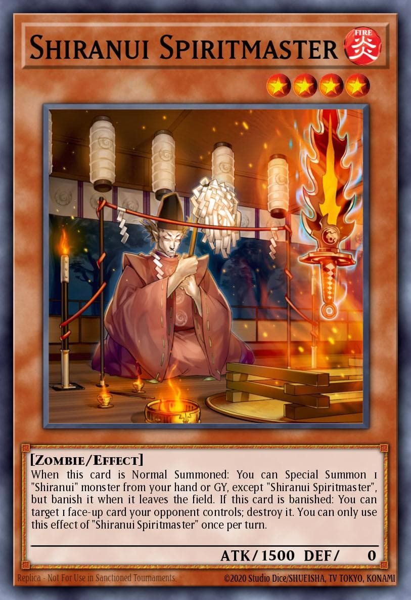Carte Yu-Gi-Oh! Shiranui Spiritmaster #033 — Breakers of Shadow