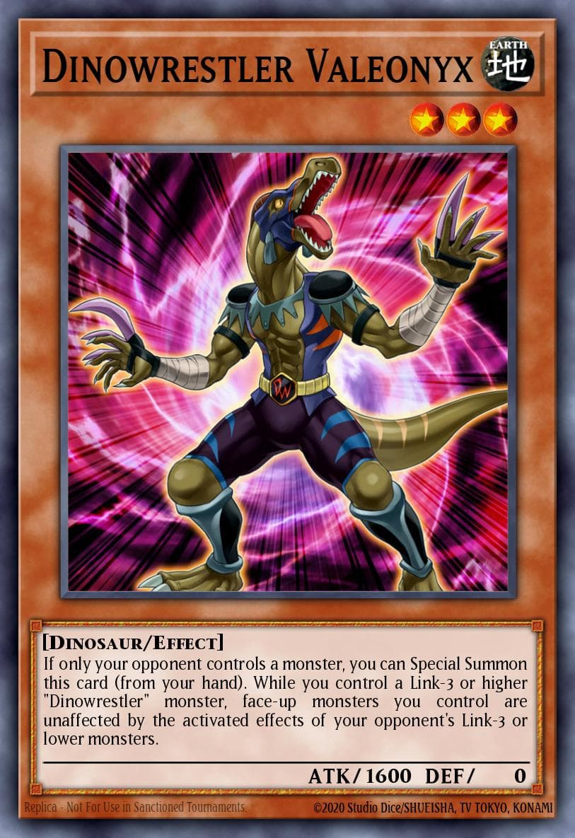 Carte Yu-Gi-Oh! Dinowrestler Valeonyx #007 — Chaos Impact
