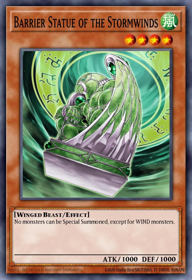 Carte Yu-Gi-Oh! Barrier Statue of the Stormwinds #021 — Cyberdark Impact