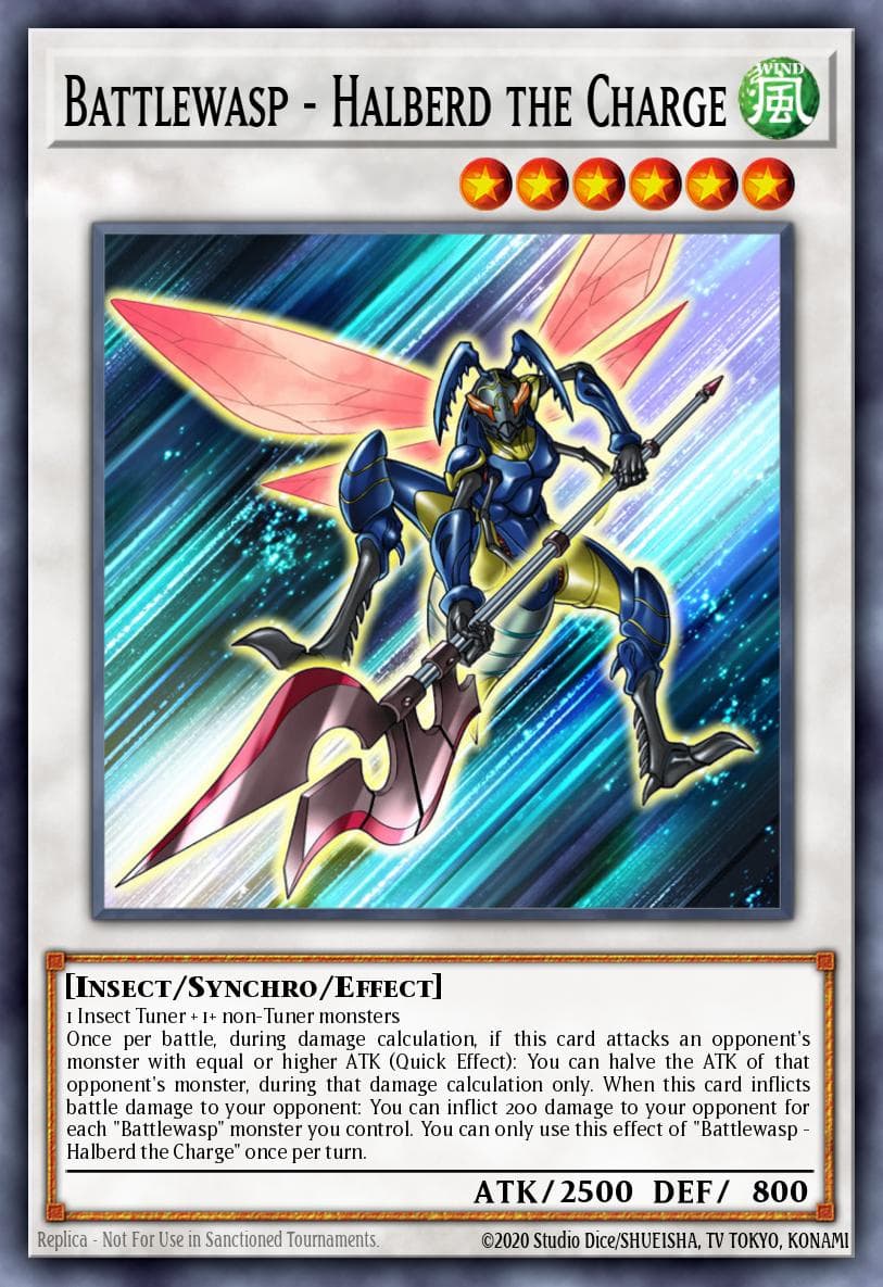 Carte Yu-Gi-Oh! Battlewasp - Halberd the Charge #037 — Battles of Legend: Hero's Revenge