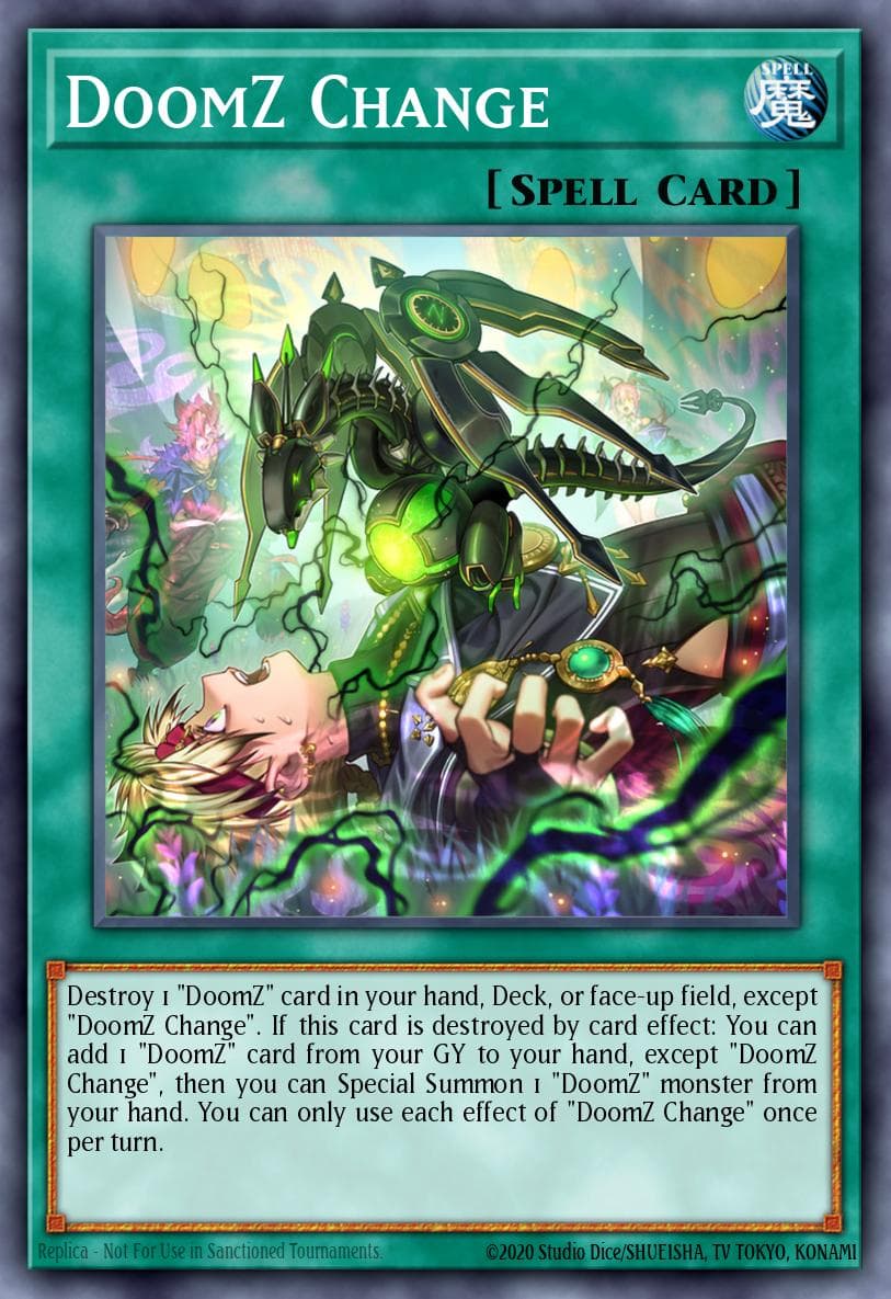 Carte Yu-Gi-Oh! DoomZ Change #055 — Burst Protocol