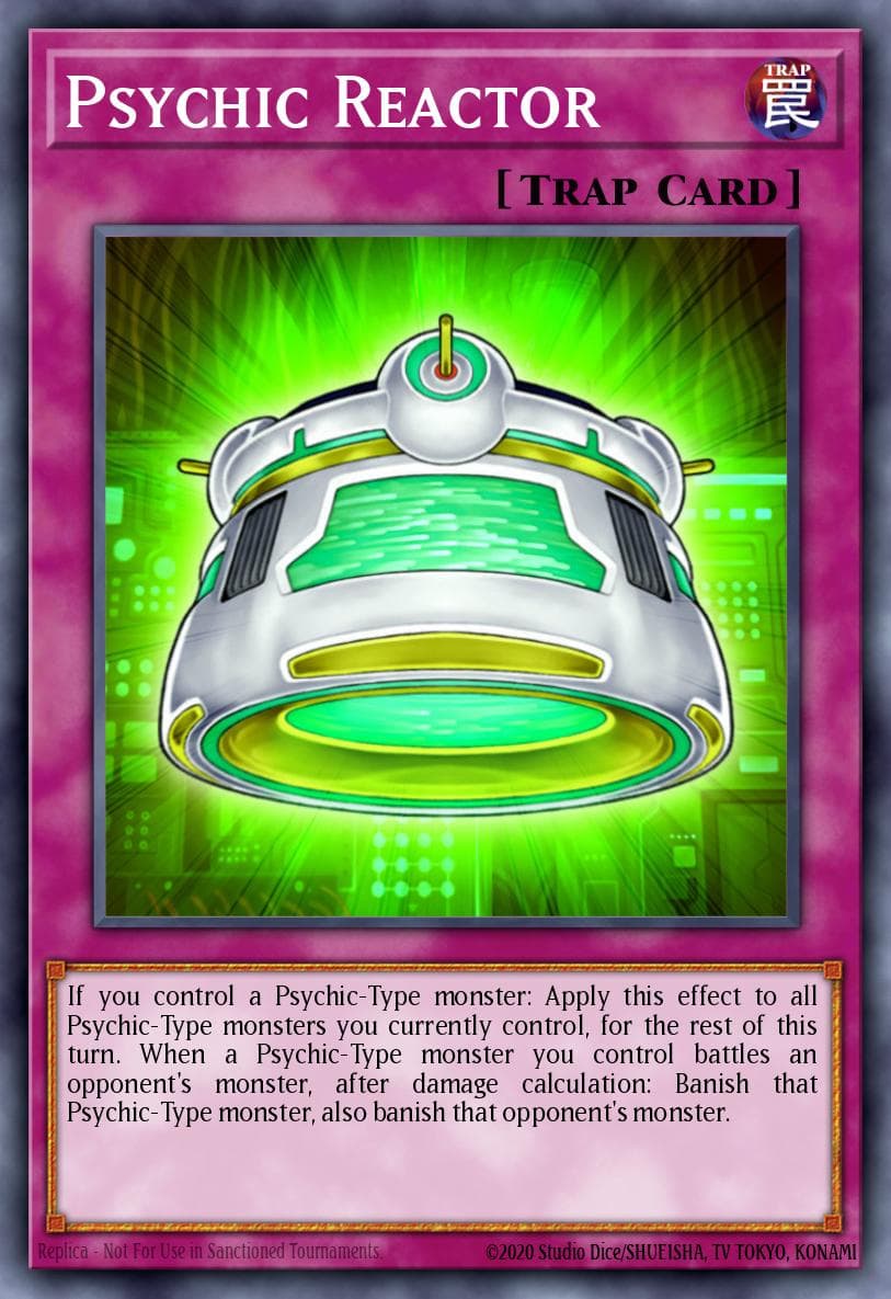 Carte Yu-Gi-Oh! Psychic Reactor #222 — Battle Pack 3: Monster League