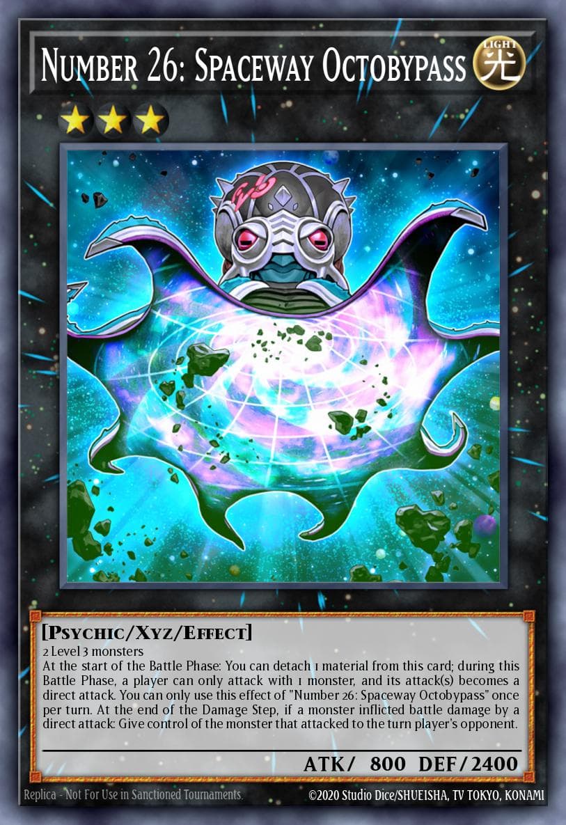 Carte Yu-Gi-Oh! Number 26: Spaceway Octobypass #027 — Battles of Legend: Hero's Revenge