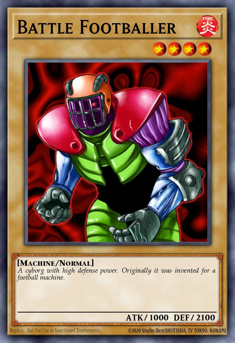 Carte Yu-Gi-Oh! Battle Footballer #001 — Starter Deck: Duelist Toolbox
