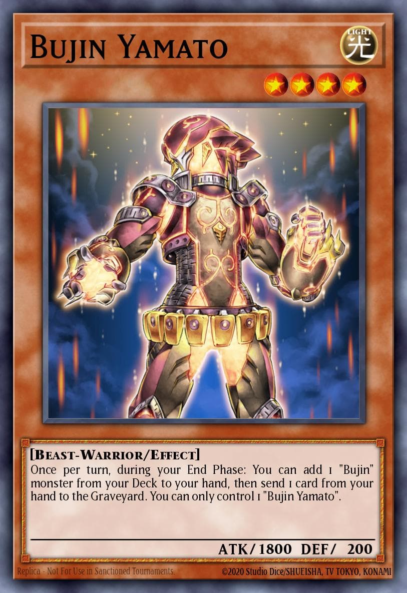 Carte Yu-Gi-Oh! Bujin Yamato #001 — Astral Pack Five