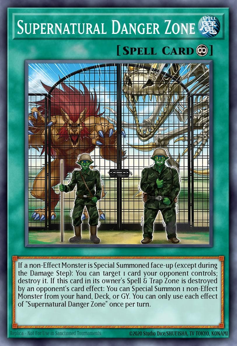 Carte Yu-Gi-Oh! Supernatural Danger Zone #067 — Burst of Destiny
