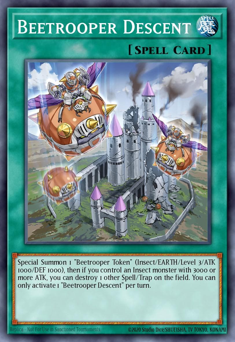Carte Yu-Gi-Oh! Beetrooper Descent #089 — Burst of Destiny