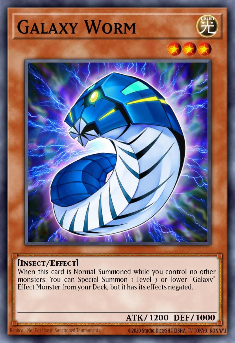 Carte Yu-Gi-Oh! Galaxy Worm #078 — Battles of Legend: Armageddon