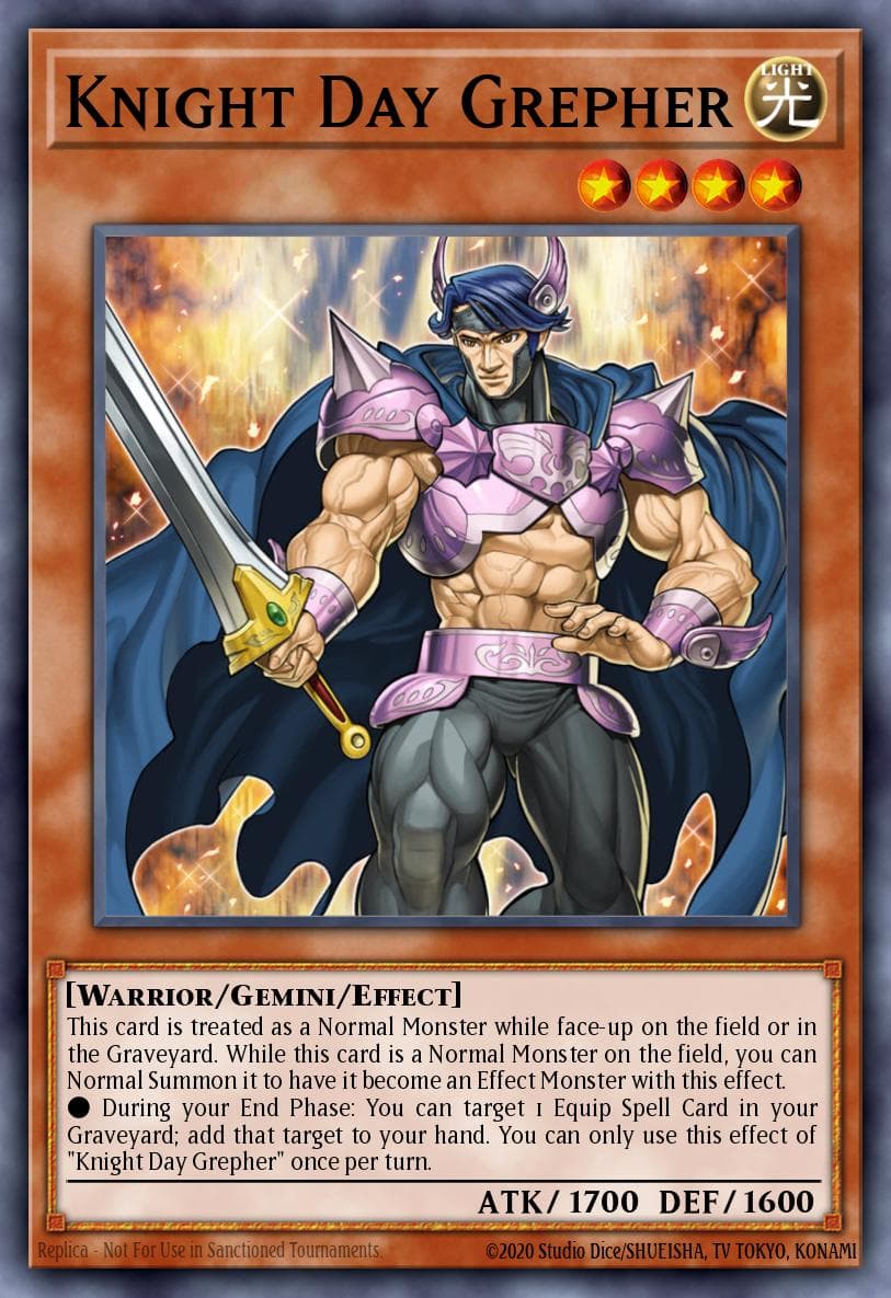 Carte Yu-Gi-Oh! Knight Day Grepher #109 — Battle Pack 3: Monster League