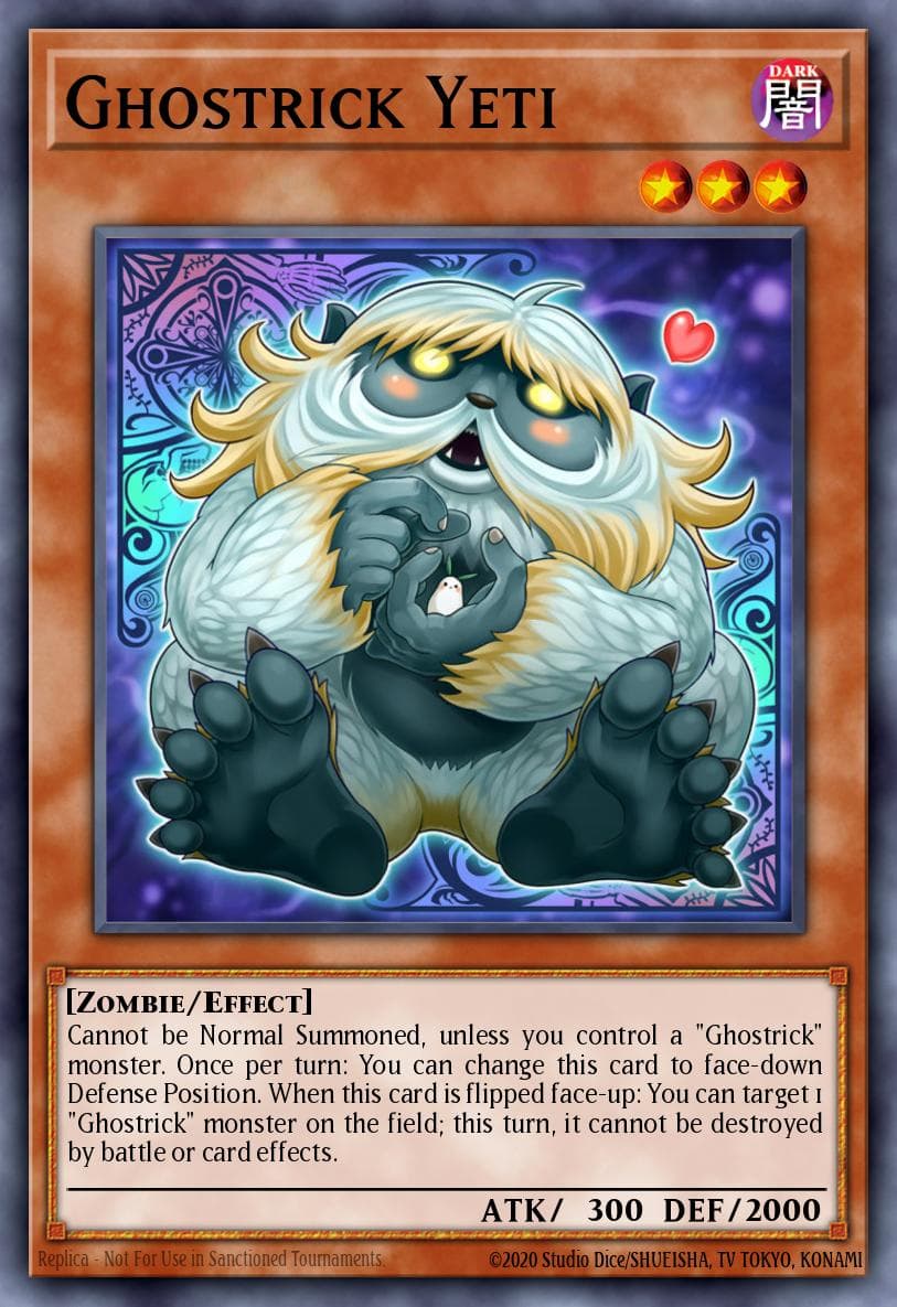 Carte Yu-Gi-Oh! Ghostrick Yeti #004 — Yu-Gi-Oh! Advent Calendar (2018)