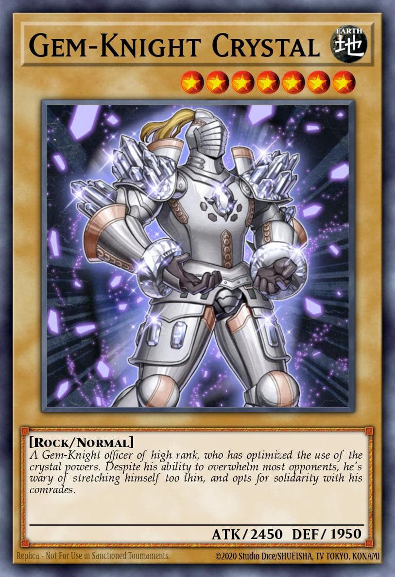 Carte Yu-Gi-Oh! Gem-Knight Crystal #100 — Battles of Legend: Monster Mayhem