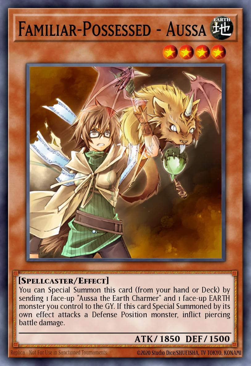 Carte Yu-Gi-Oh! Familiar-Possessed - Aussa #008 — THE CHRONICLES DECK: Spirit Charmers (All-Foil Edition)