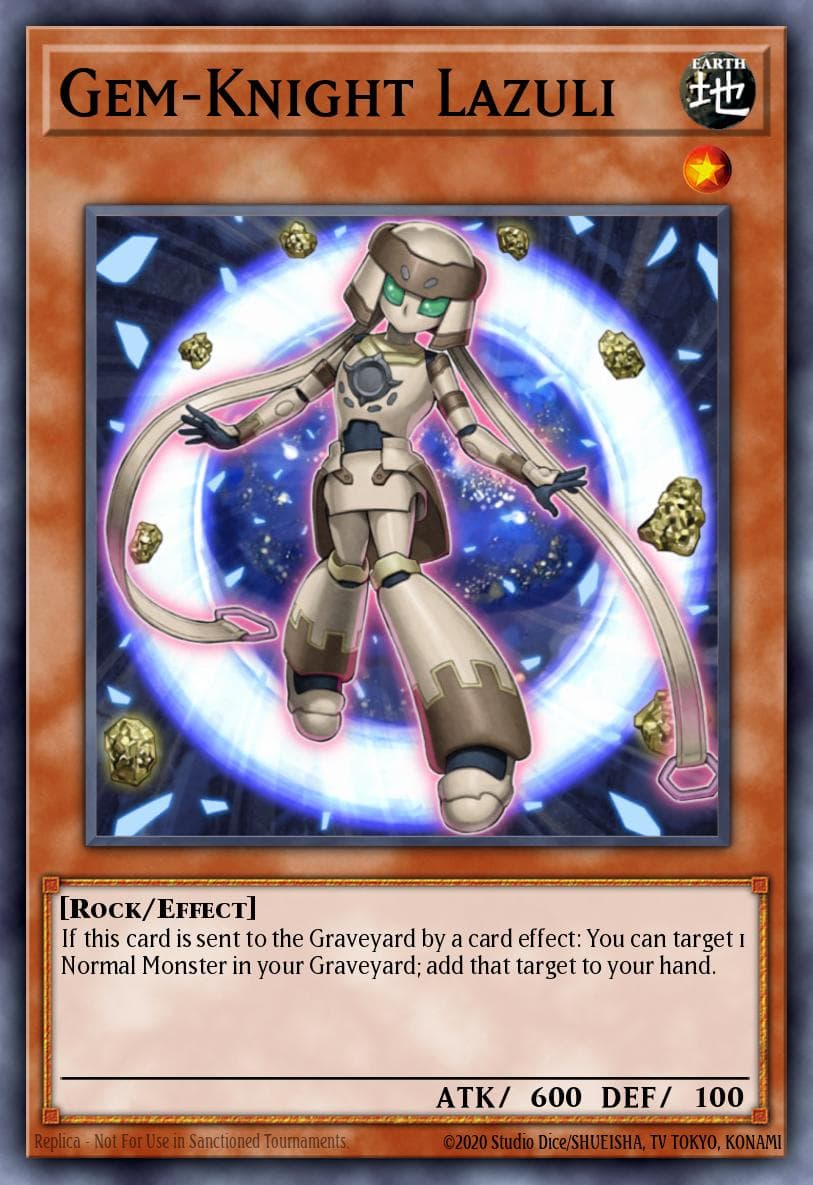 Carte Yu-Gi-Oh! Gem-Knight Lazuli #113 — Battles of Legend: Monster Mayhem