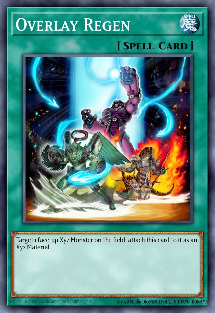 Carte Yu-Gi-Oh! Overlay Regen #056 — Amazing Defenders
