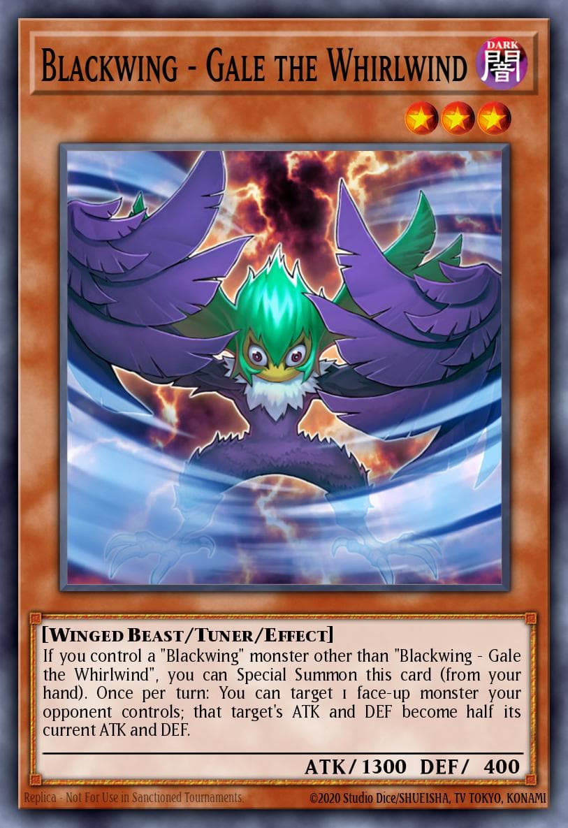 Carte Yu-Gi-Oh! Blackwing - Gale the Whirlwind #056 — Battles of Legend: Crystal Revenge