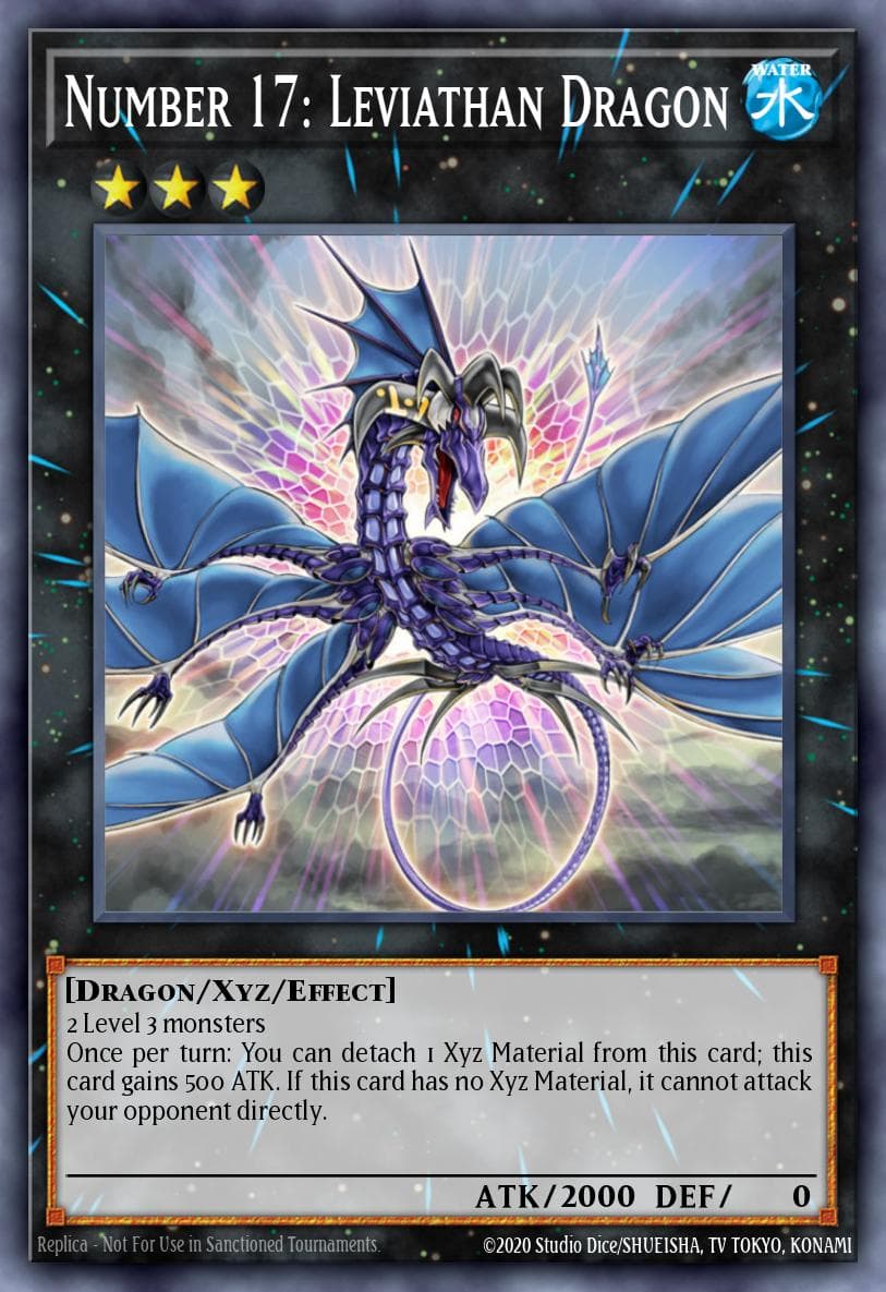 Carte Yu-Gi-Oh! Number 17: Leviathan Dragon #000 — Brothers of Legend
