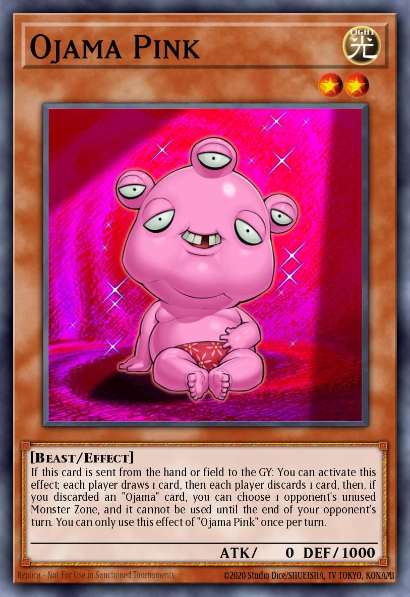 Carte Yu-Gi-Oh! Ojama Pink #036 — Blazing Vortex