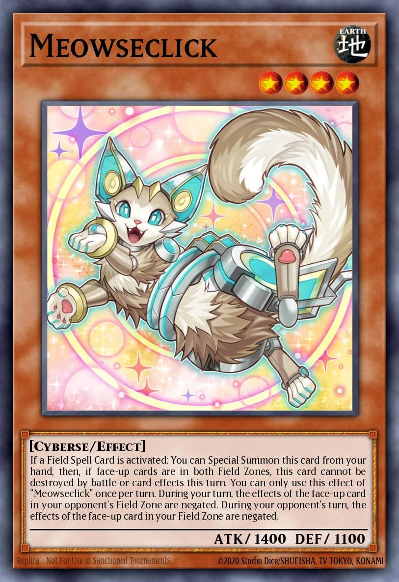 Carte Yu-Gi-Oh! Meowseclick #034 — Burst of Destiny