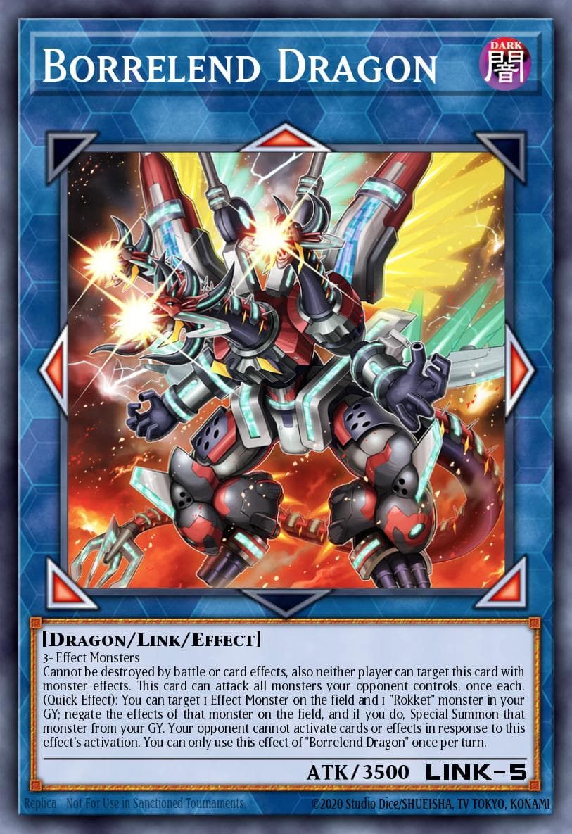Carte Yu-Gi-Oh! Borrelend Dragon #142 — Battles of Legend: Glorious Gallery