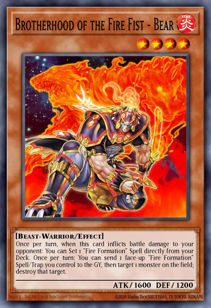 Carte Yu-Gi-Oh! Brotherhood of the Fire Fist - Bear #024 — Cosmo Blazer