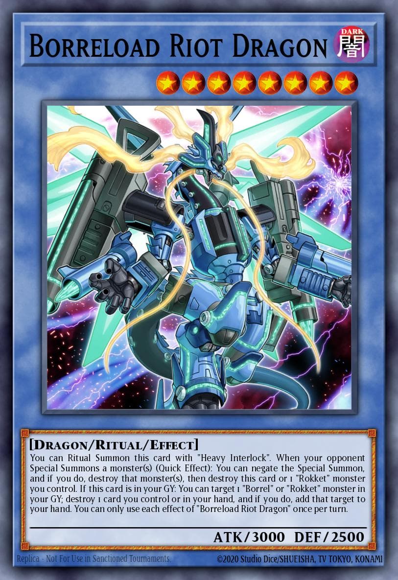 Carte Yu-Gi-Oh! Borreload Riot Dragon #036 — Burst of Destiny
