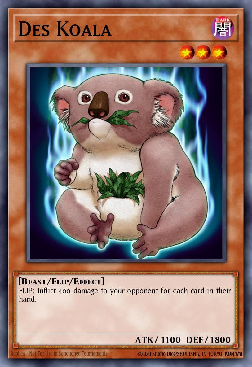 Carte Yu-Gi-Oh! Des Koala #011 — Starter Deck: Yu-Gi-Oh! 5D's 2009