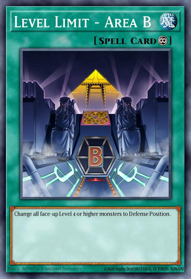 Carte Yu-Gi-Oh! Level Limit - Area B #010 — Astral Pack Seven