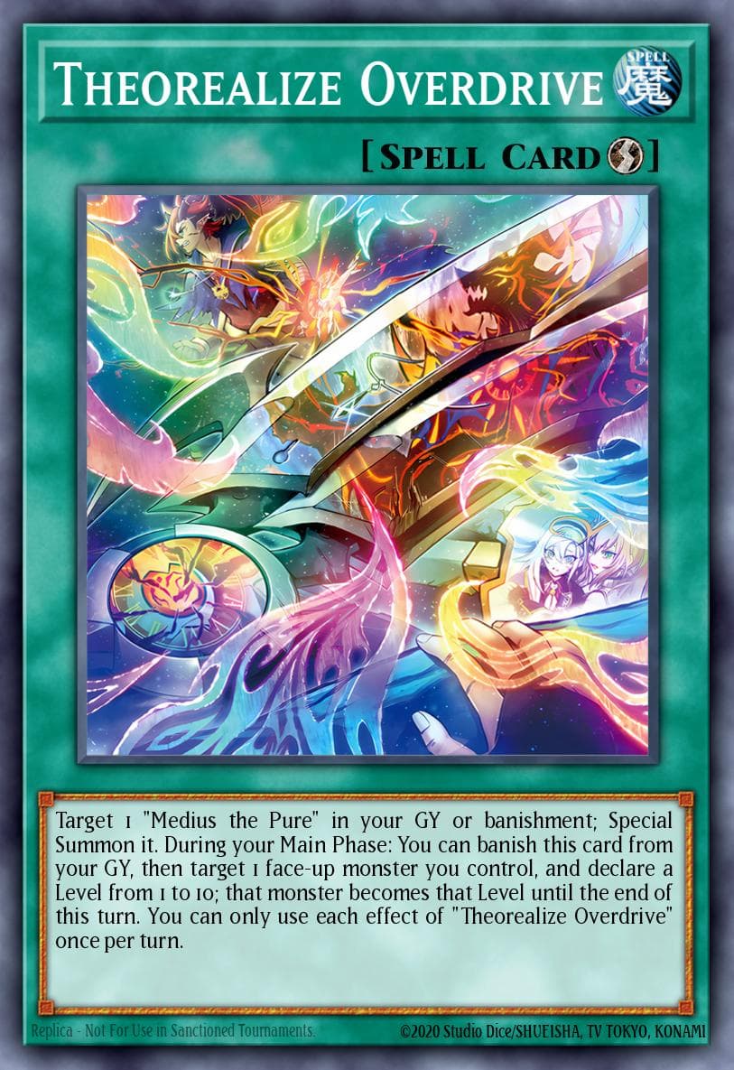Carte Yu-Gi-Oh! Theorealize Overdrive #128 — Battles of Legend: Glorious Gallery