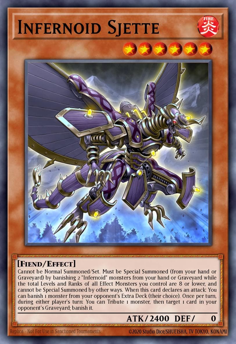 Carte Yu-Gi-Oh! Infernoid Sjette #068 — Battles of Legend: Terminal Revenge