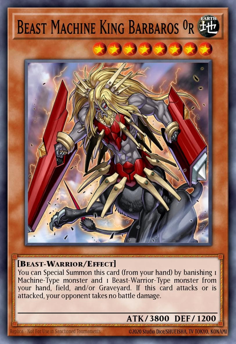 Carte Yu-Gi-Oh! Beast Machine King Barbaros Ür #084 — Battle Pack 2: War of the Giants