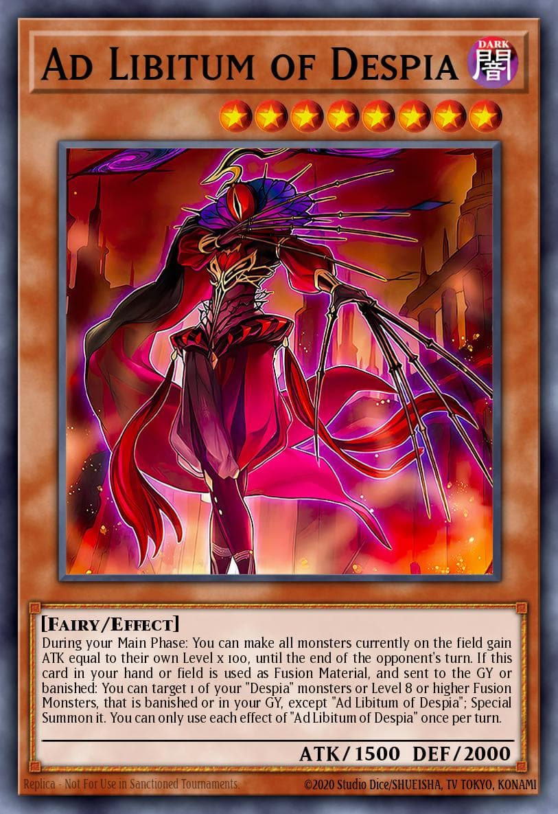 Carte Yu-Gi-Oh! Ad Libitum of Despia #011 — Burst of Destiny