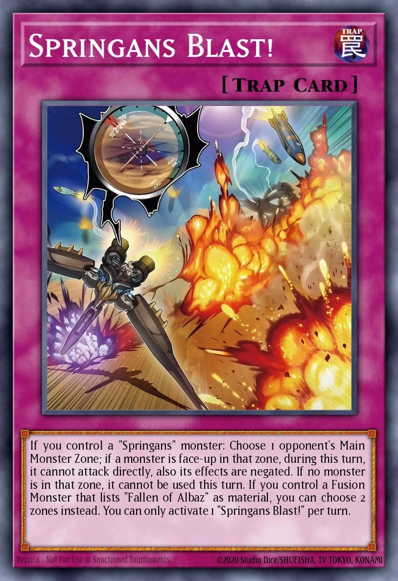 Carte Yu-Gi-Oh! Springans Blast! #069 — Blazing Vortex