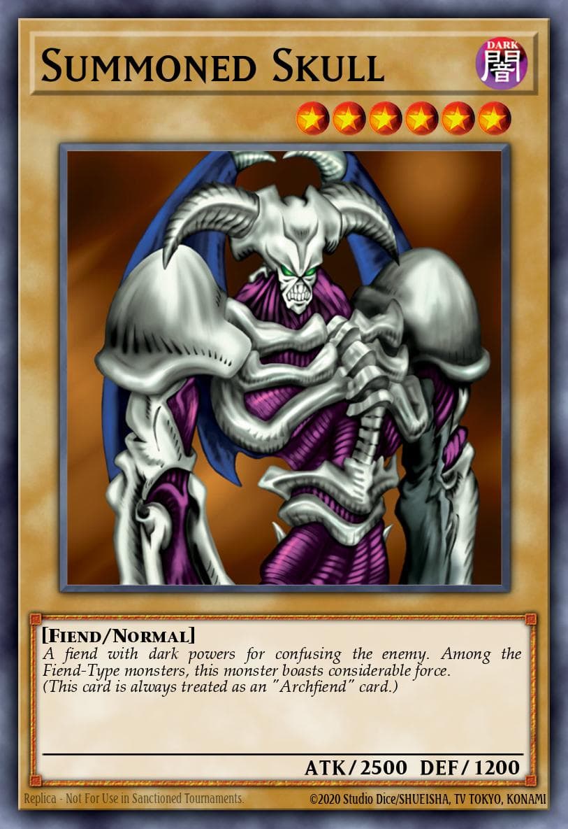 Carte Yu-Gi-Oh! Summoned Skull #002 — Booster Pack Collectors Tins 2002